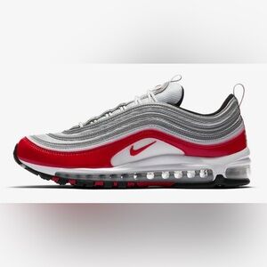 Nike Air Max 97 University Red 2018 Women 8 Sneakers Lace Up Platform Athleisure